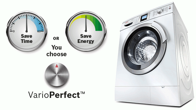تکنولوژی Vario Perfect ماشین لباسشویی بوش
