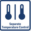 کنترل دمای جداگانه یخچال فریزر بوش