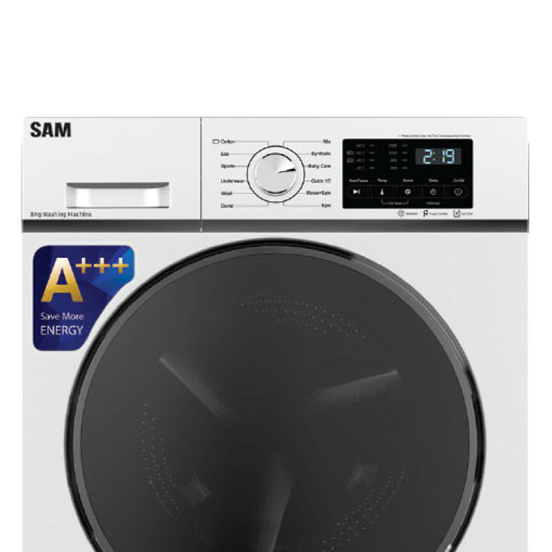 ماشین لباسشویی سام الکترونیک مدل SAM UN-Q1435 W