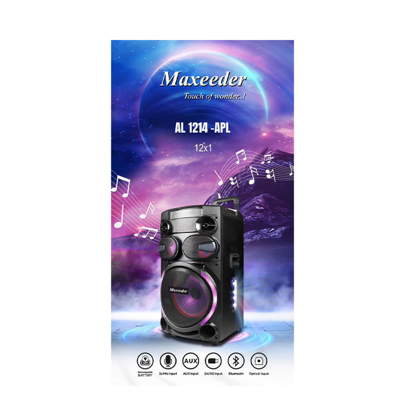 اسپیکر مکسیدر مدل MAXEEDER MX-DJ2121 AL1214-APL